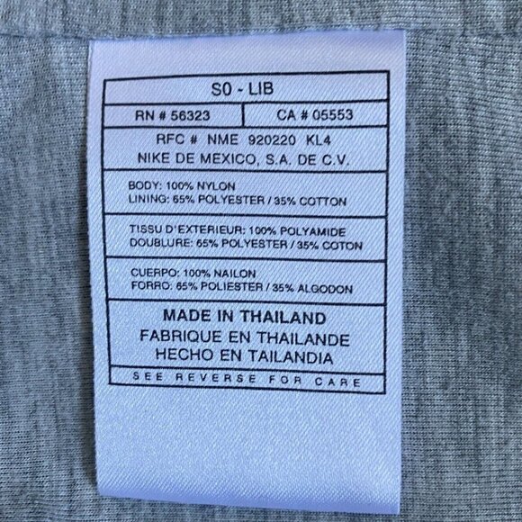 Nike Boys Black Lightweight Lined Bomber Jacket Medium US 12 - Picture 10 of 10